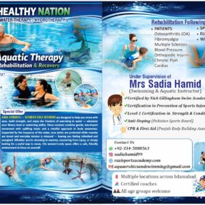 Razi Sports Academy Launches First-Ever Aqua Therapy Initiative in Rawalpindi / Islamabad